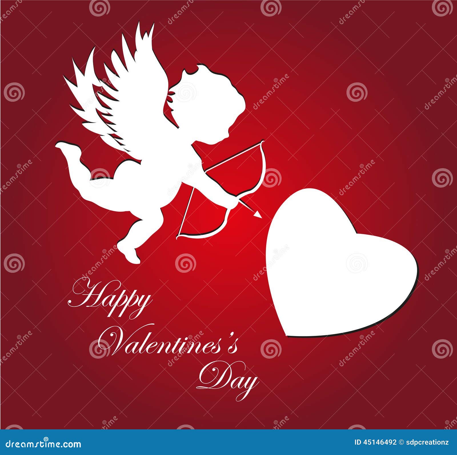 Cupid background stock vector. Illustration of cupid - 45146492