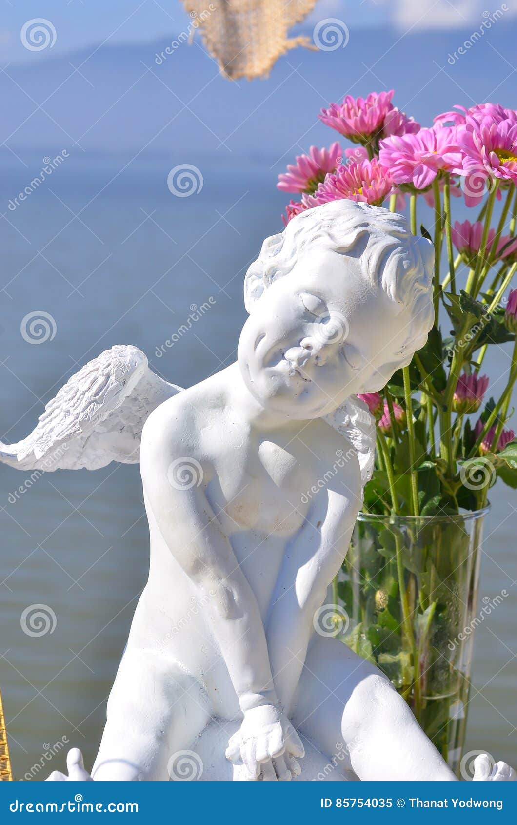 Cupid statue Valentine stock image. Image of artistic 85754035