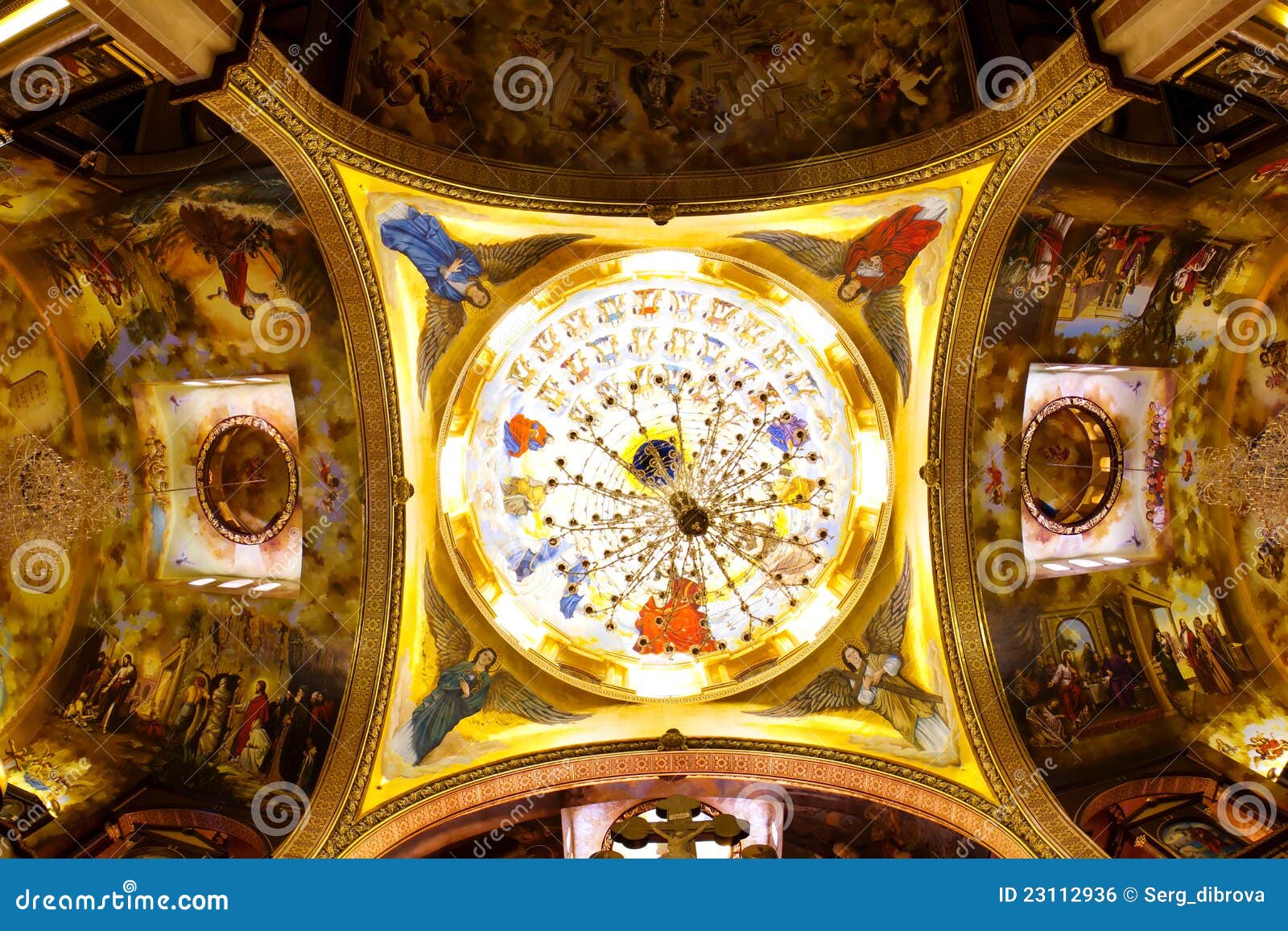 Cupola in church stock photo. Image of ancient, holy 23112936