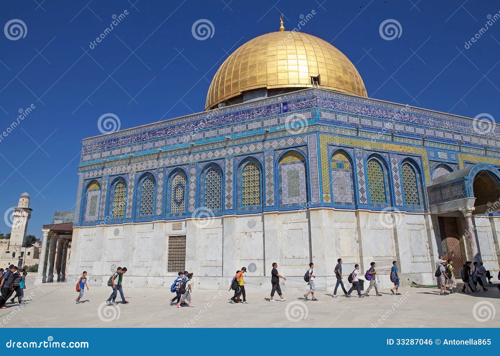 Cupola Della Moschea Della Roccia Fotografia Editoriale Immagine di