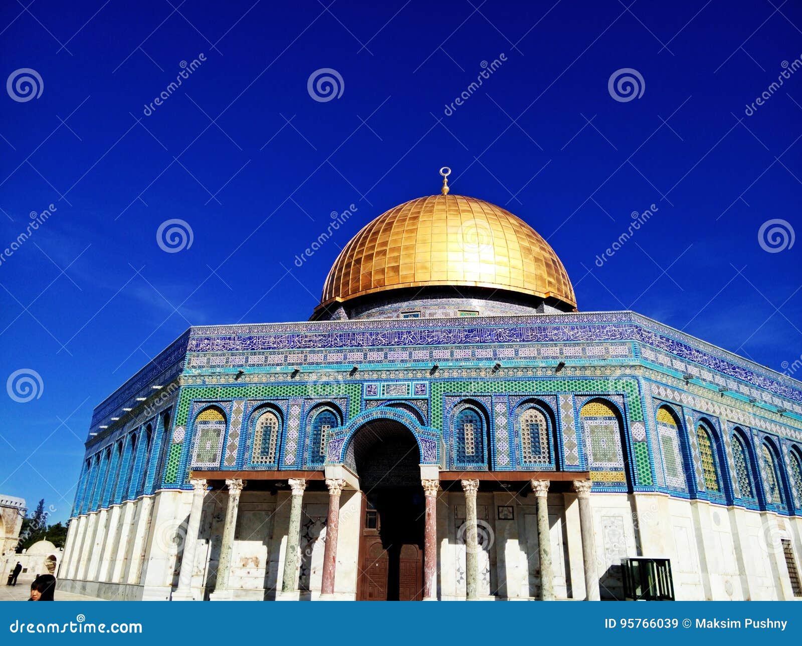 Cupola Della Moschea Della Roccia Immagine Stock Editoriale Immagine