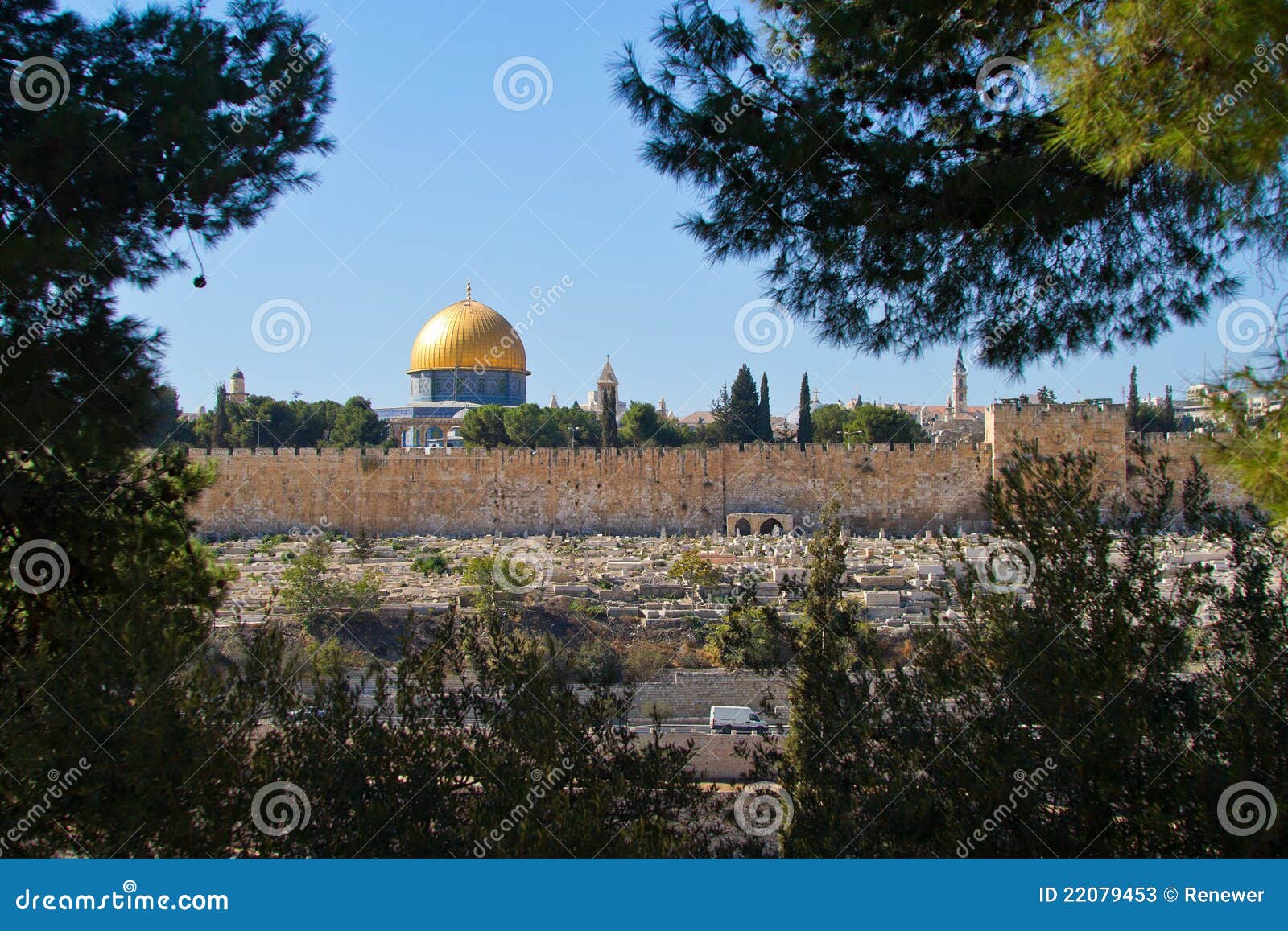 Cupola Della Roccia a Gerusalemme Immagine Stock Immagine di