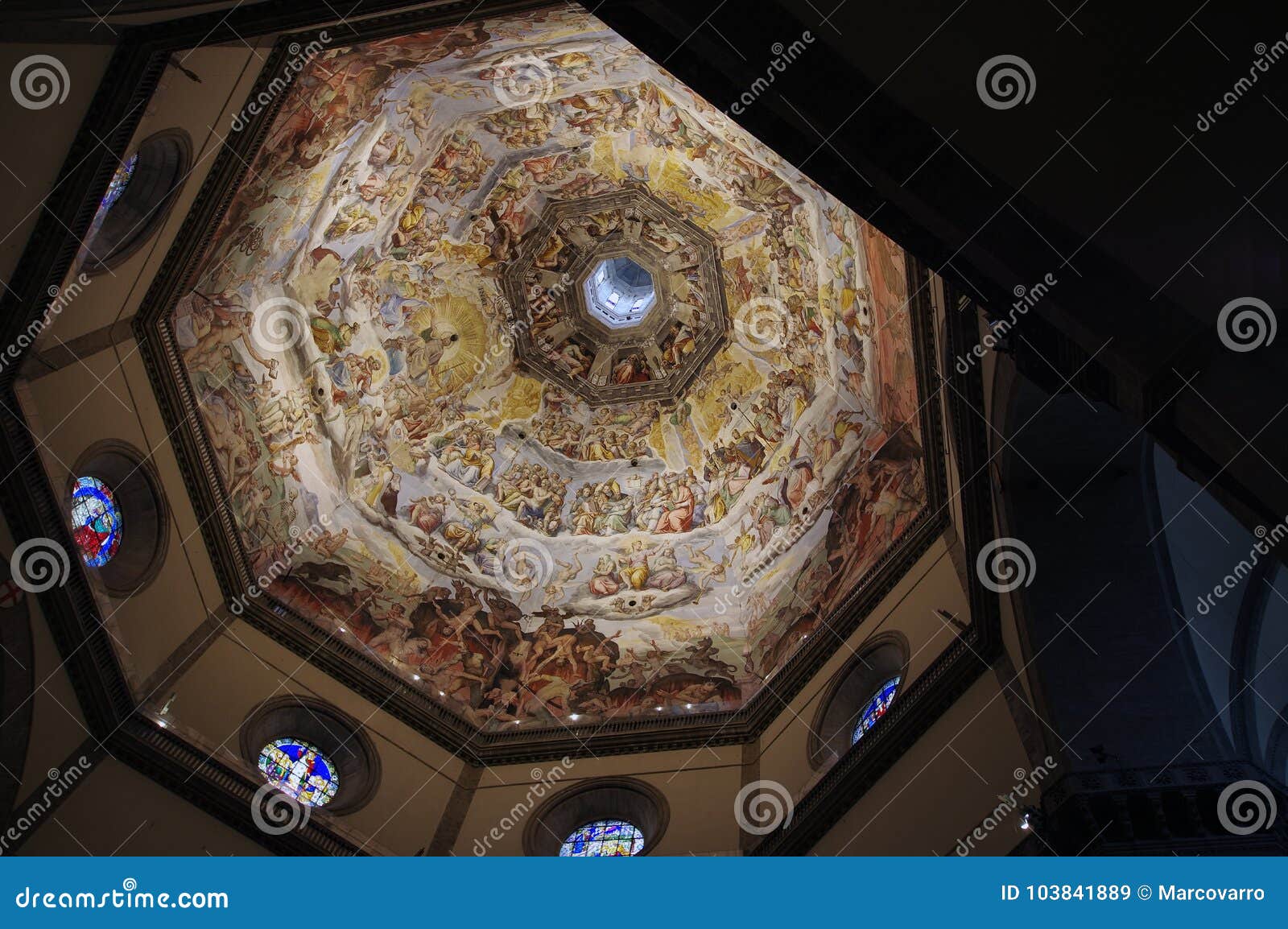 Cupola Di Brunelleschi Dentro La Vista Immagine Stock Editoriale Immagine Di Toscano Chiesa 103841889