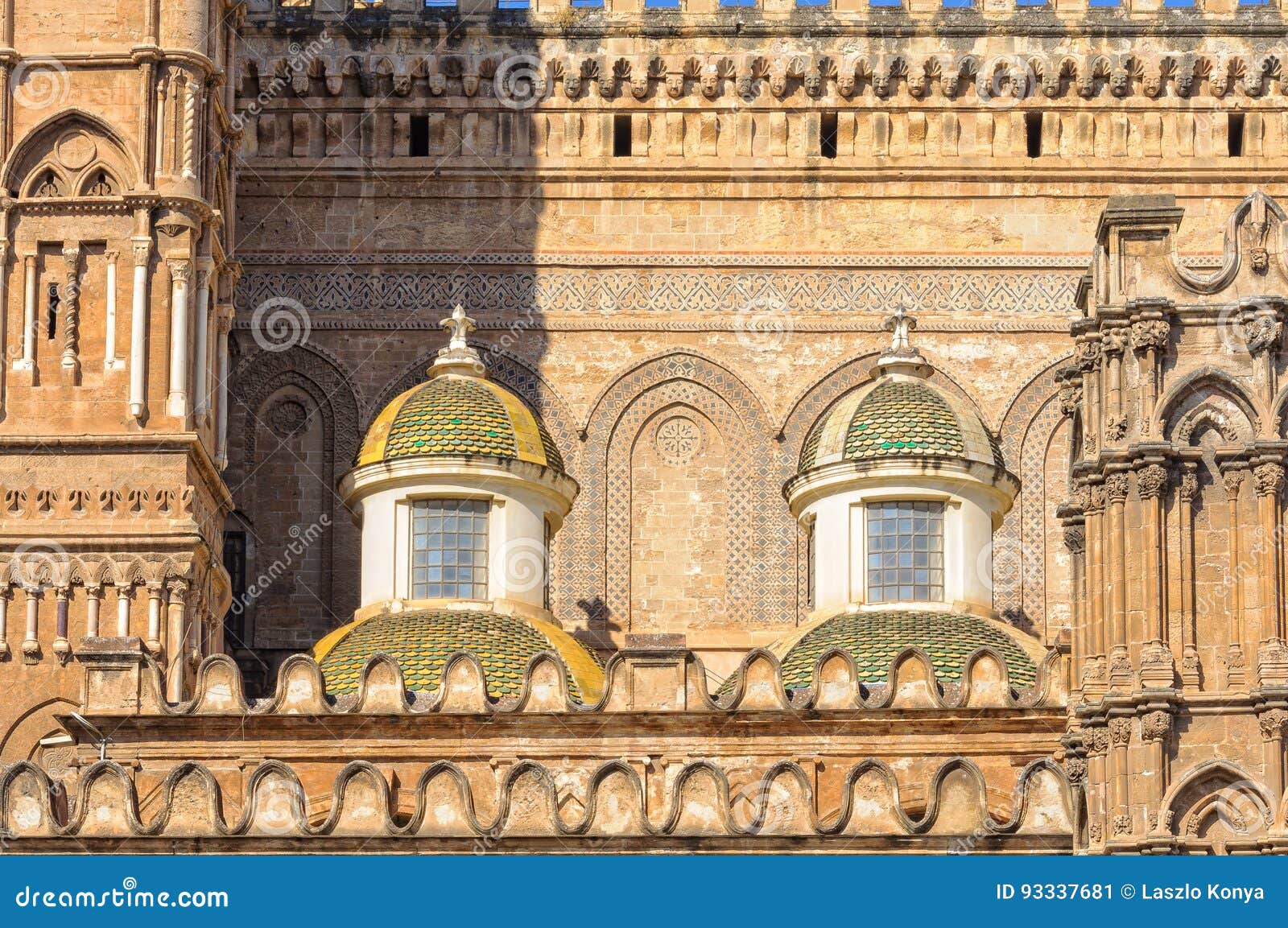 cupolas of the duomo - palermo