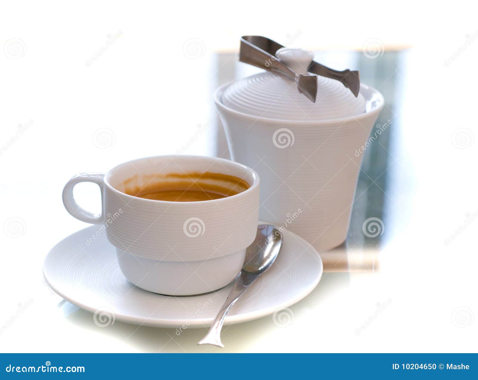 Cups of serve coffee stock photo. Image of cacao, cafeteria 10204650