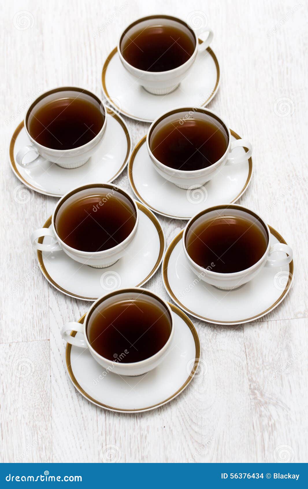Cups with tea or coffee stock photo. Image of morning 56376434