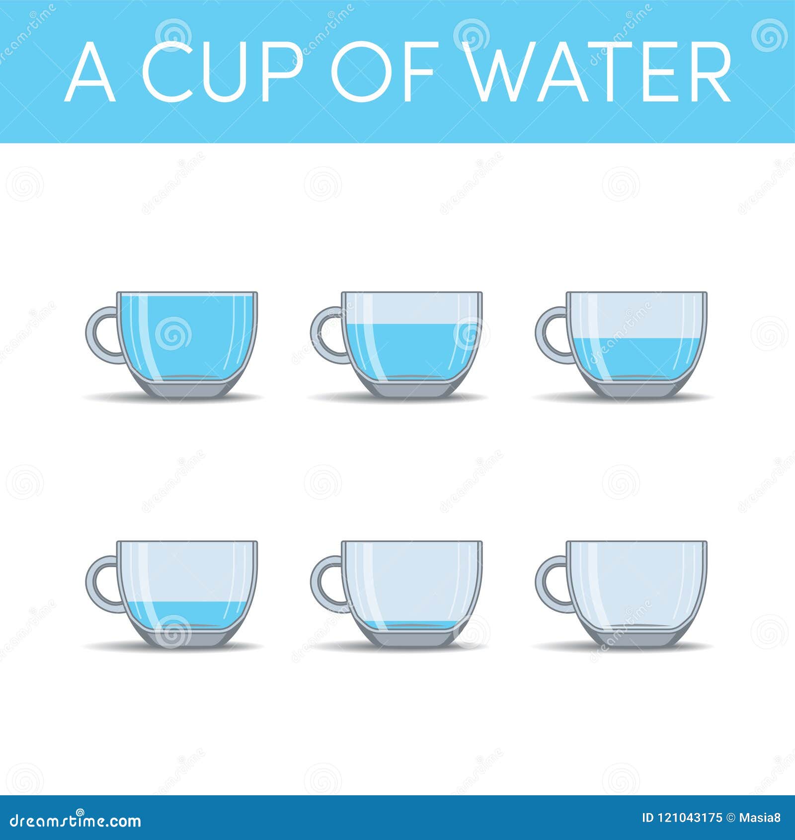 Cups Of Water Vector Set Stock Illustration Illustration Of Background Cups Of Water Vector Set Stock Illustration Illustration Of Background