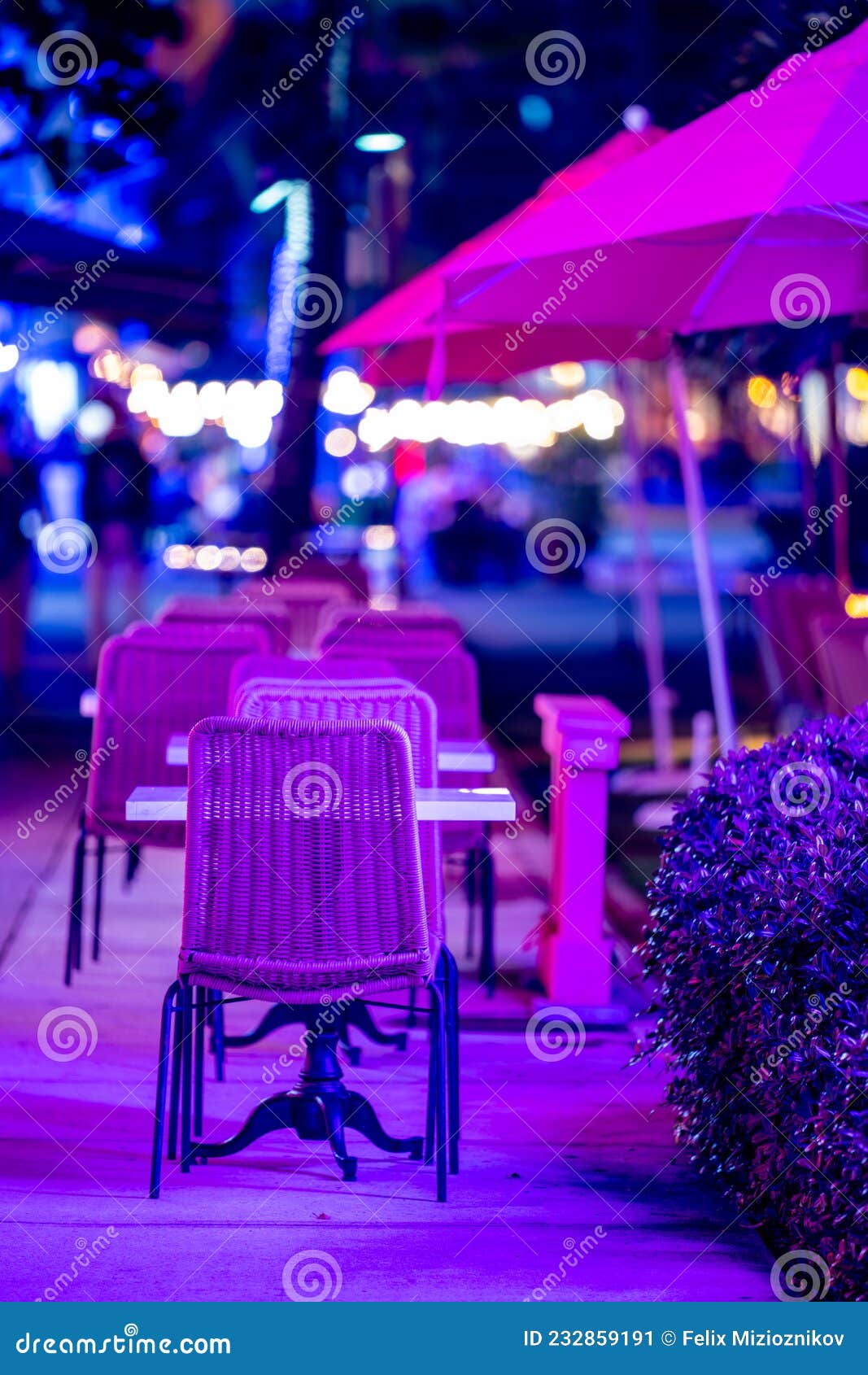 Curbside Restaurant Seating Miami Beach Ocean Drive Editorial Photo