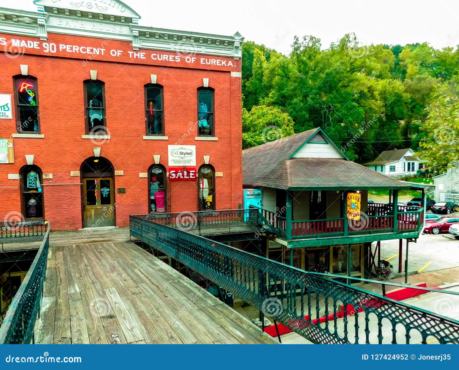 Shopping in Downtown Historic Eureka Springs, Arkansas is a Multilevel Exercise Editorial