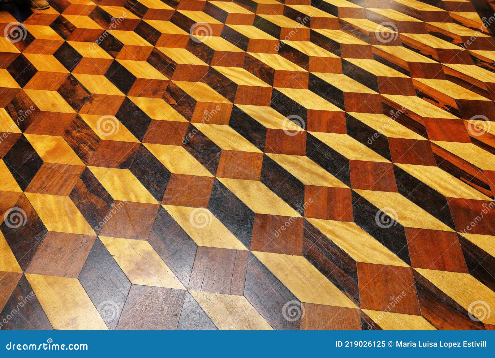 curious 3d effect floor in the palacio da bolsa stock exchange palace of porto city