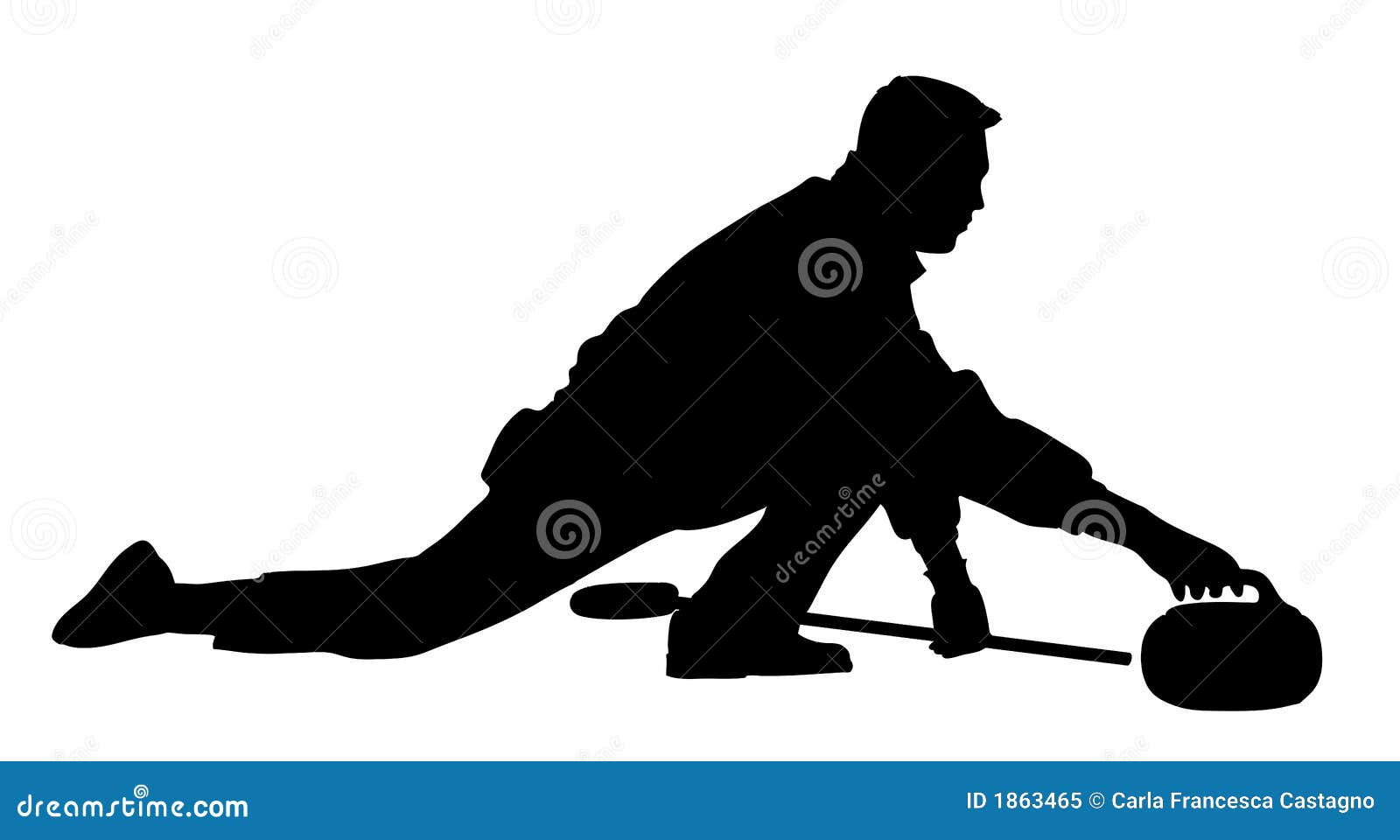 Curling Stock Illustrations