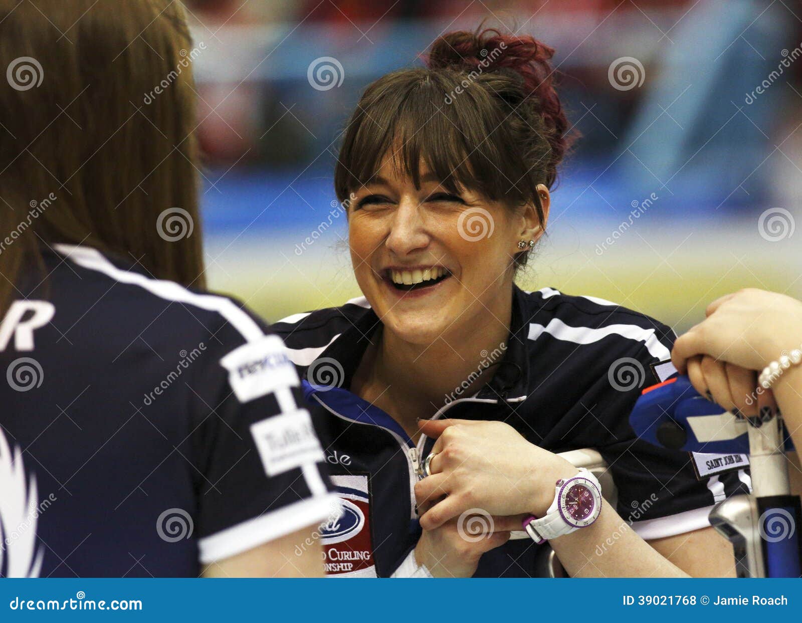 Curling Women Scotland Macleod Rhiann Editorial Stock Photo