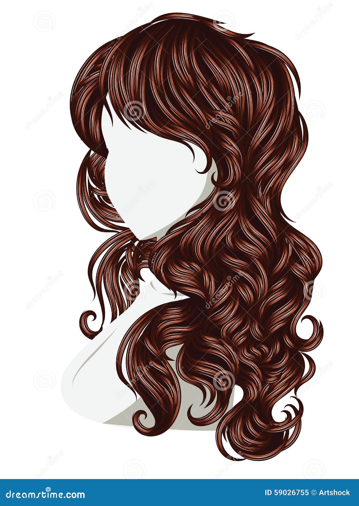 Female Hairstyle Clipart  