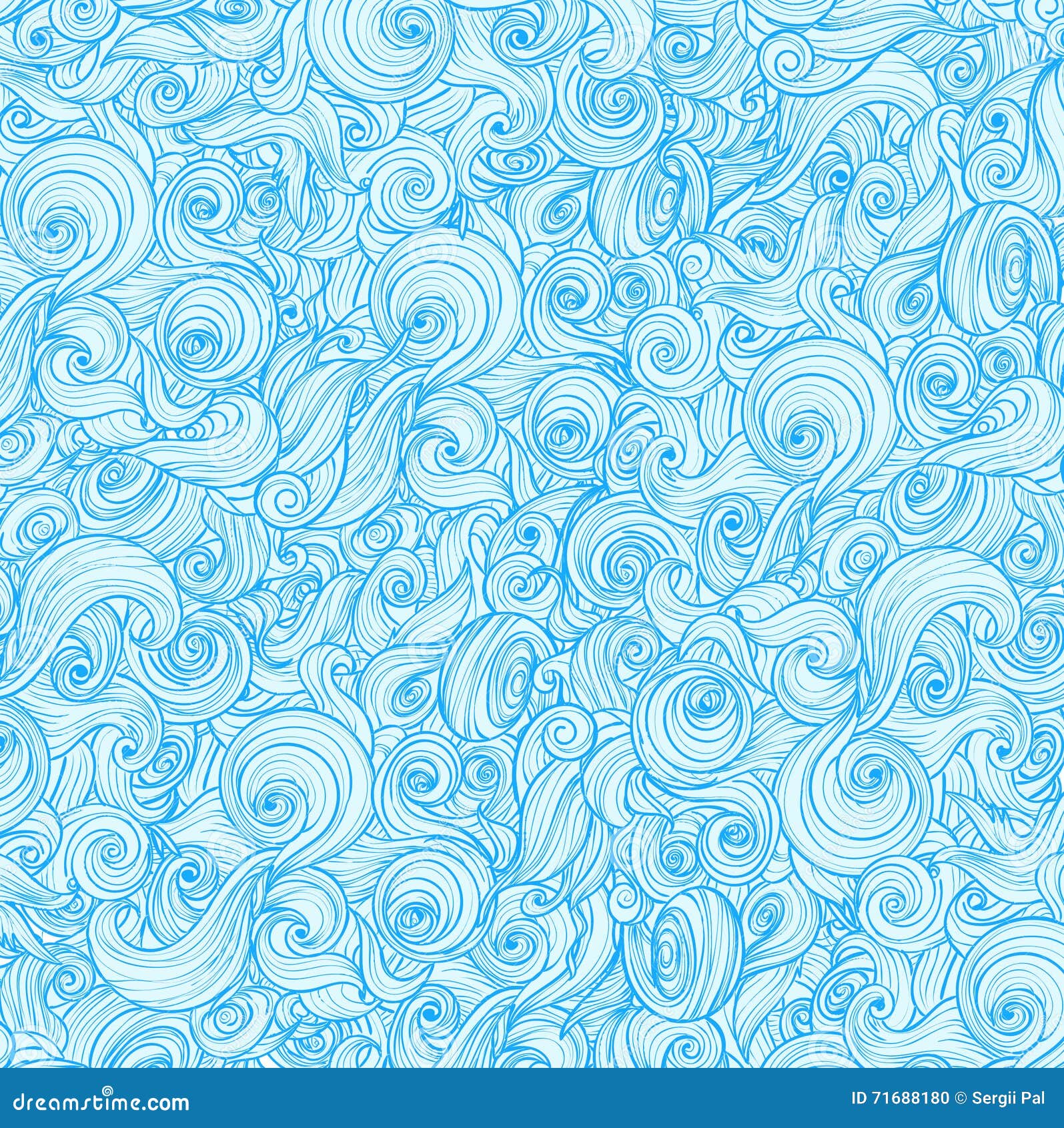 Curly pattern stock illustration. Illustration of abstract - 71688180