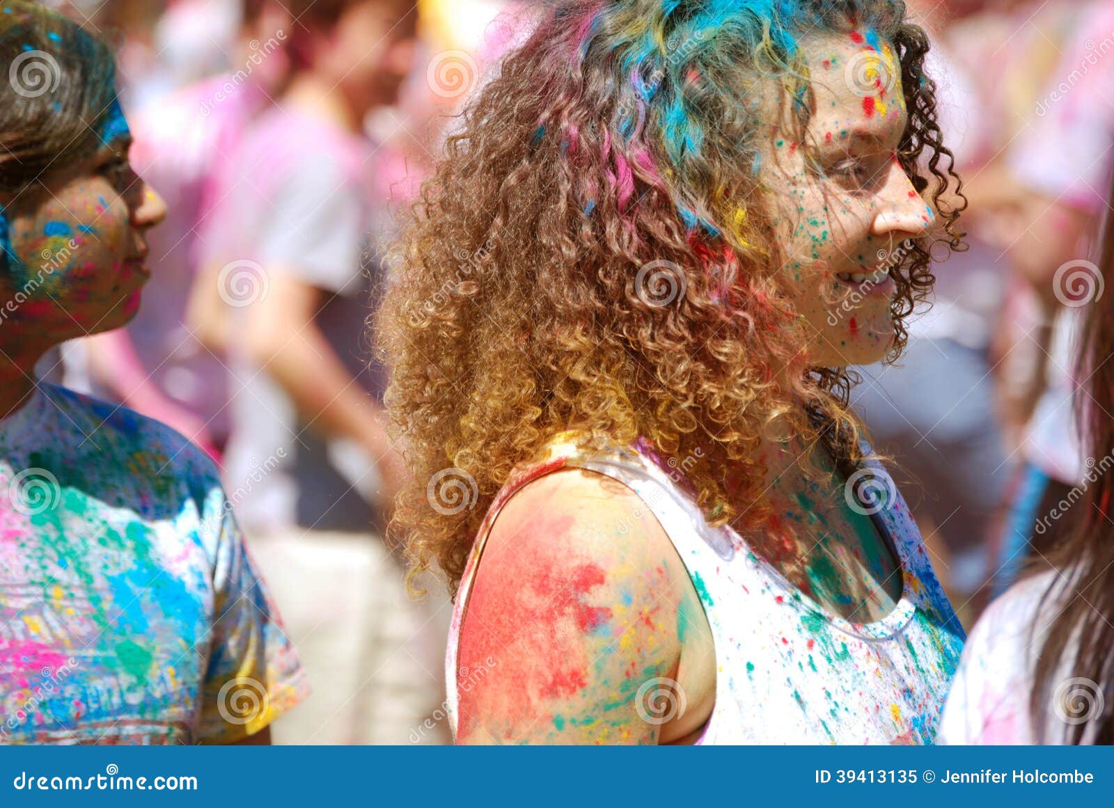 Curly Rainbow Hair and Face Spring Festival Editorial Image - Image of happy, colors: 39413135 Curly Rainbow Hair and Face Spring Festival Editorial Image - Image of happy, colors: 39413135