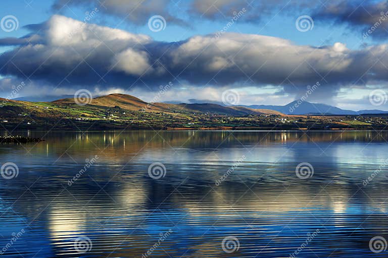 The Currane Lake in County Kerry, Ireland Stock Photo - Image of ...