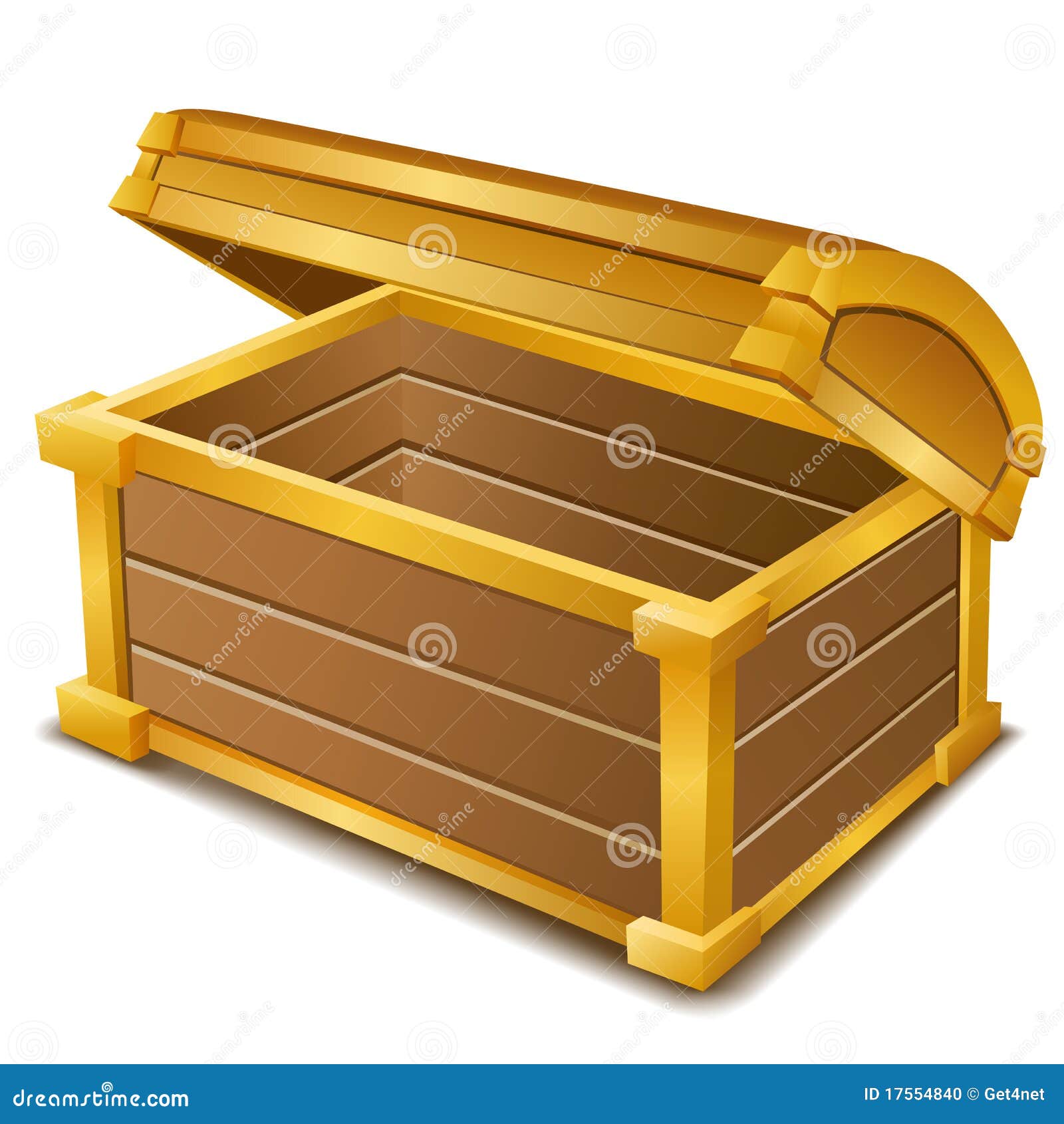 Currency chest stock vector. Illustration of open, antique 17554840
