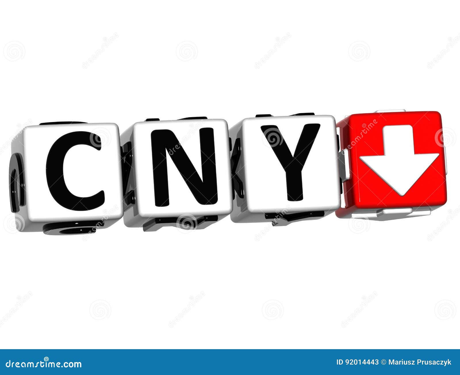 Currency CNY Rate Concept Symbol Button on White Background Stock