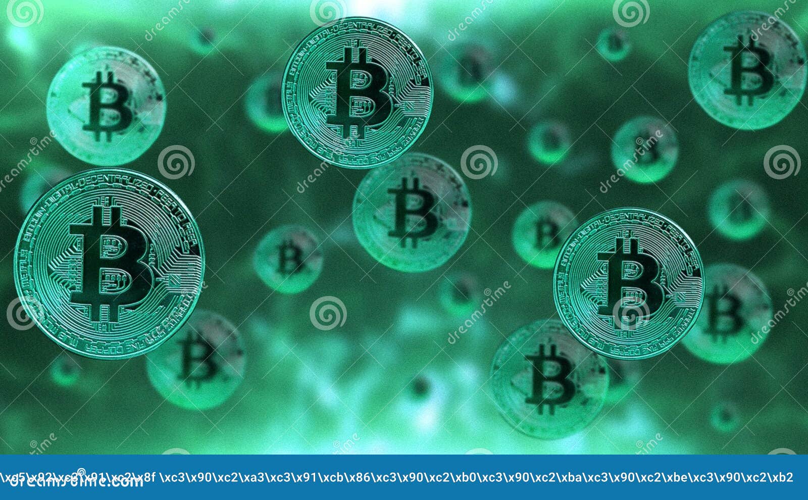An Illustration of a Virtual Currency Bitcoin in Large Quantities