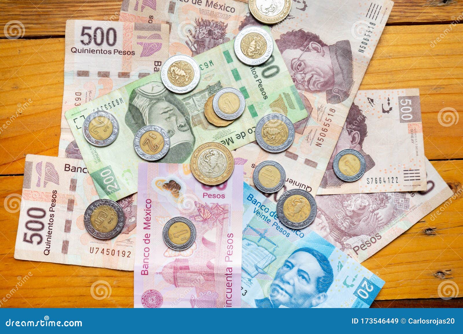 Current mexican Pesos stock image. Image of mexico, cash 173546449