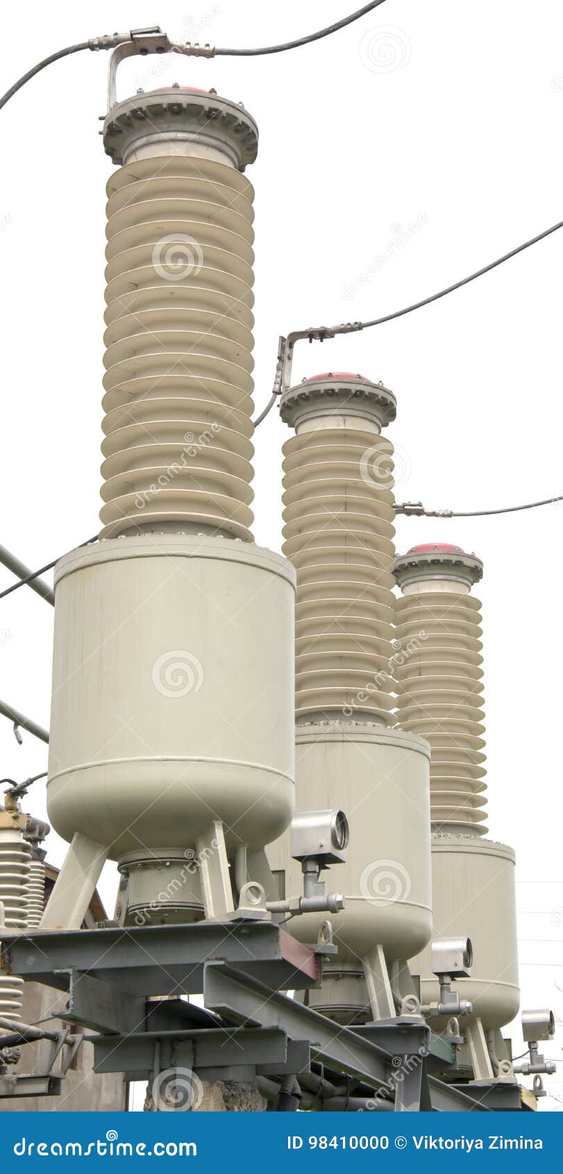 Current Transformer 110 KV High Voltage Substation Stock Photo Image of induction