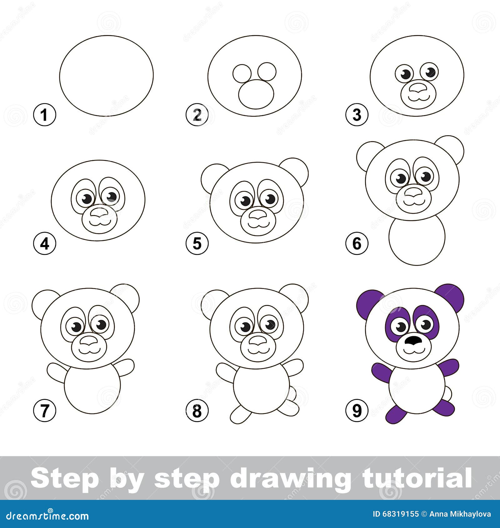 Como Desenhar Panda Passo a Passo (Curso Grátis)