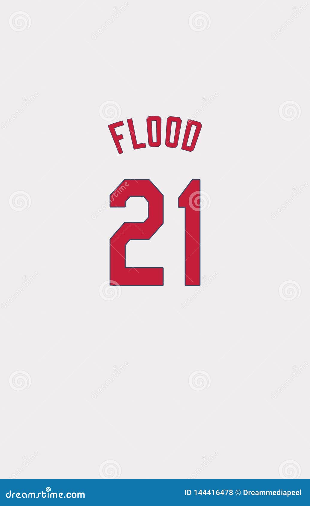 curt flood jersey