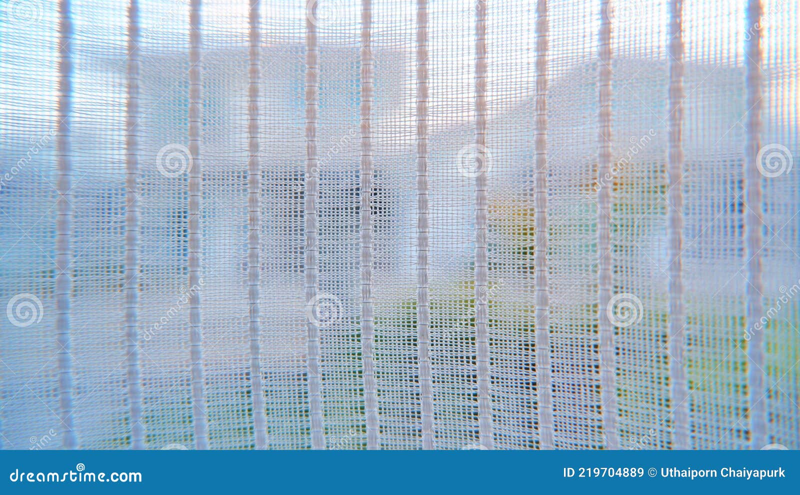 curtain view on the window background