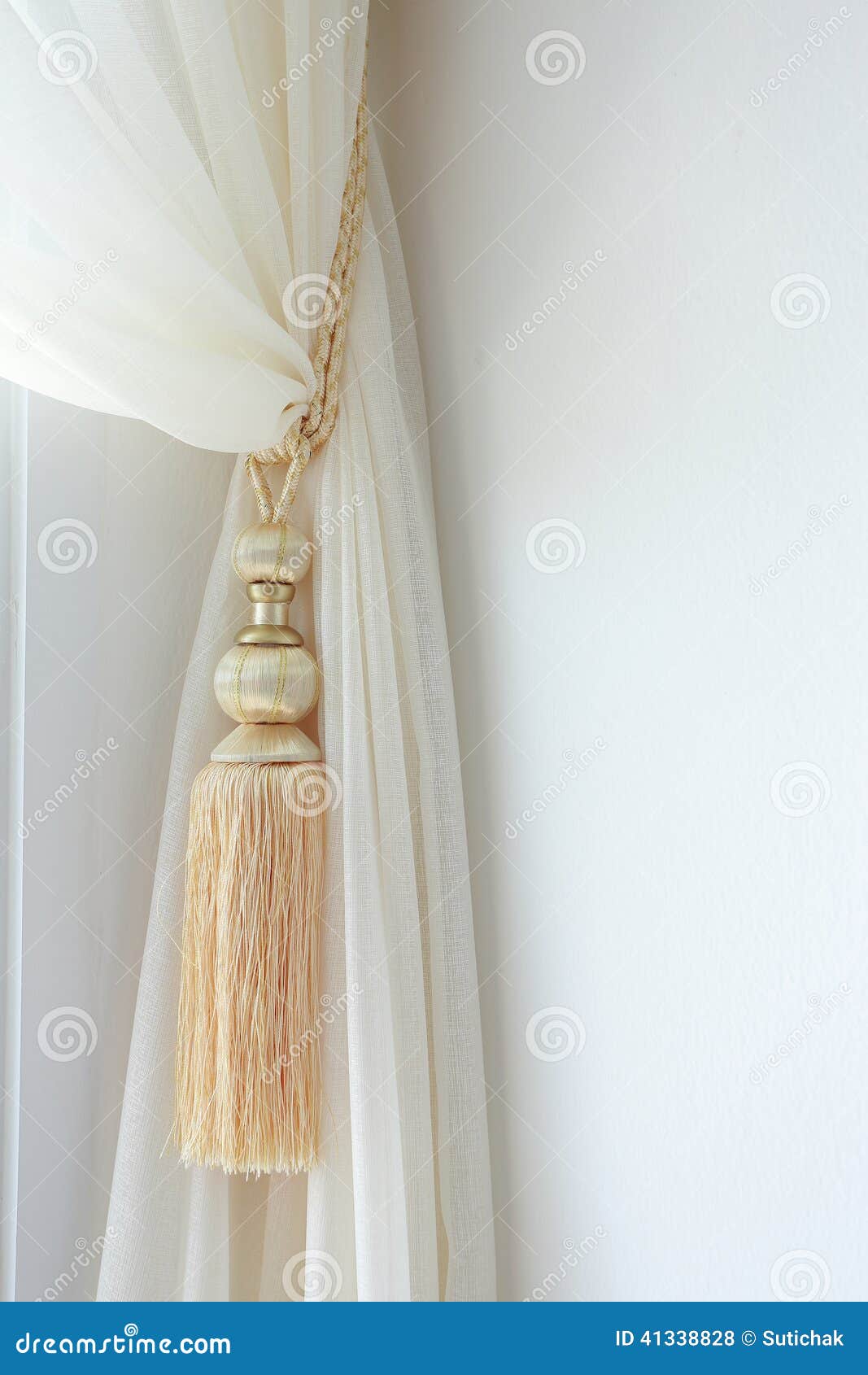 Curtains tassel stock photo. Image of hanging, elegance 41338828
