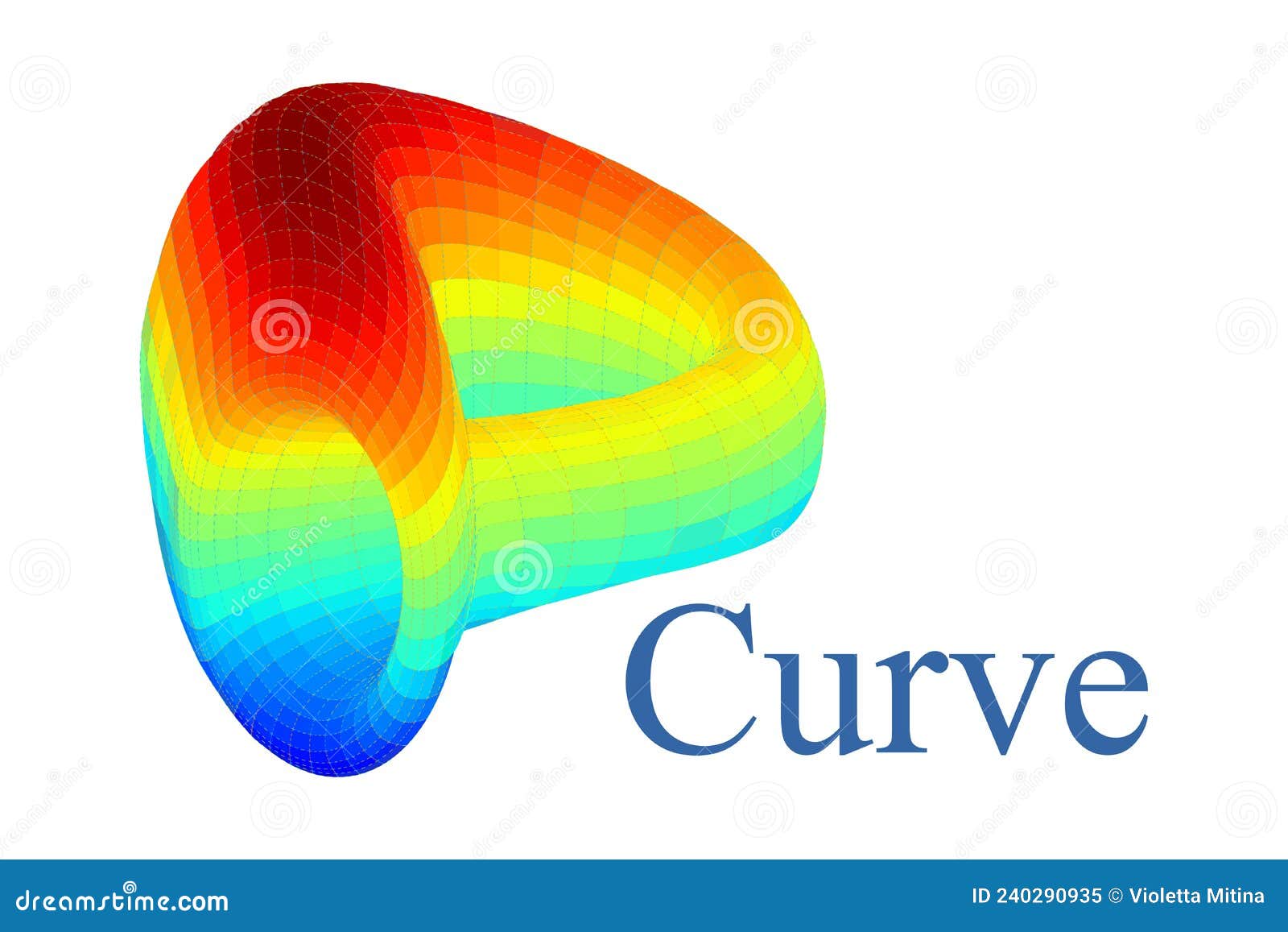 Curve. Crypto Currency Logo on a White Background Stock Vector -  Illustration of money, future: 240290935