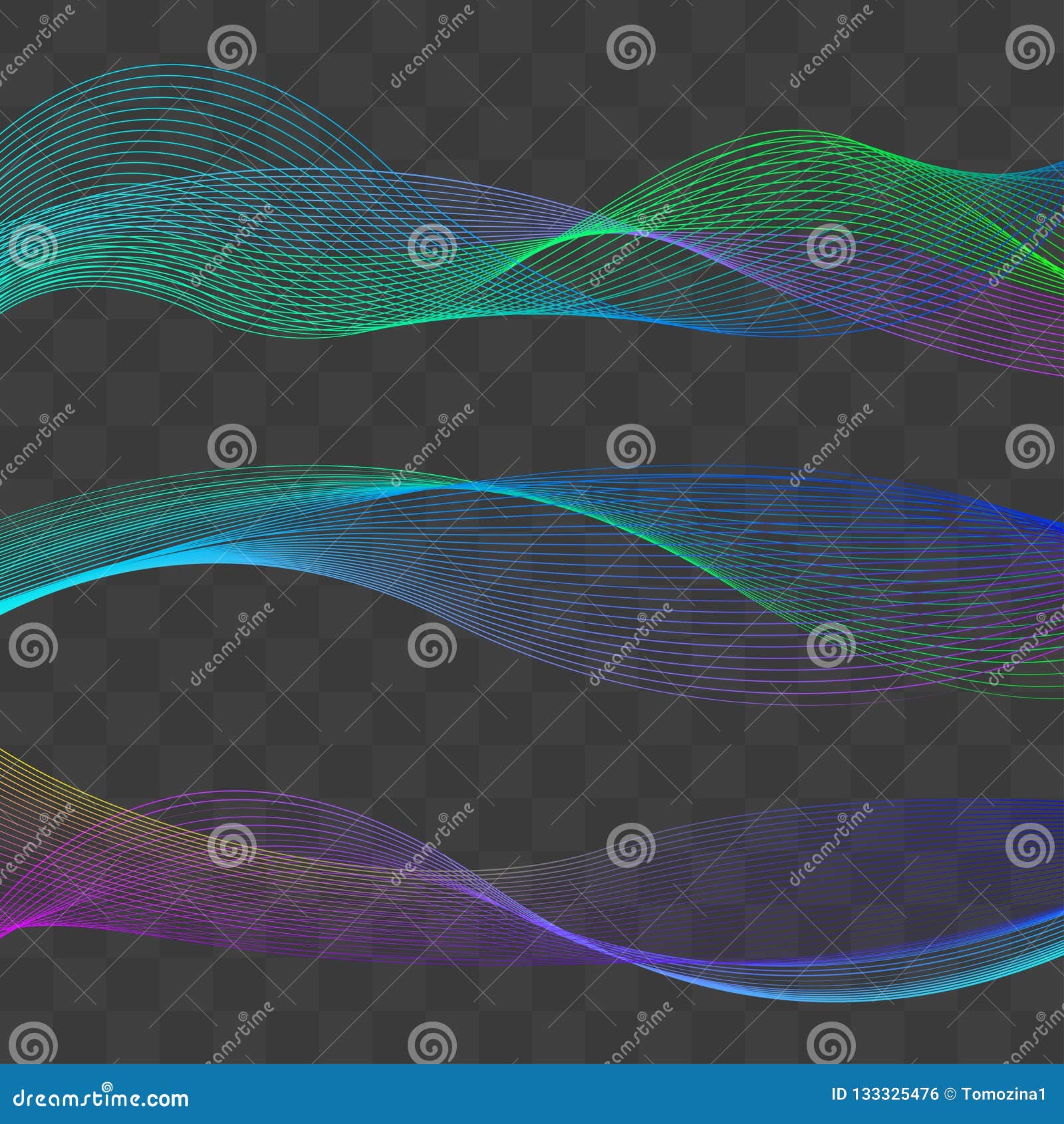curve gradient lines