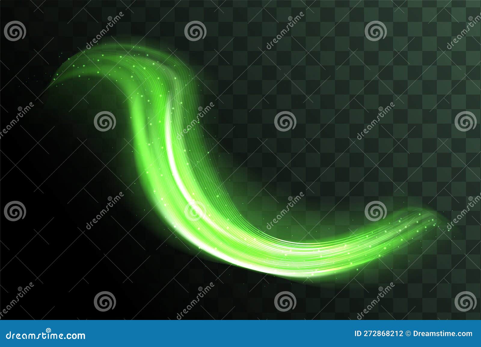 Curve light effect stock vector. Illustration of vector - 272868212