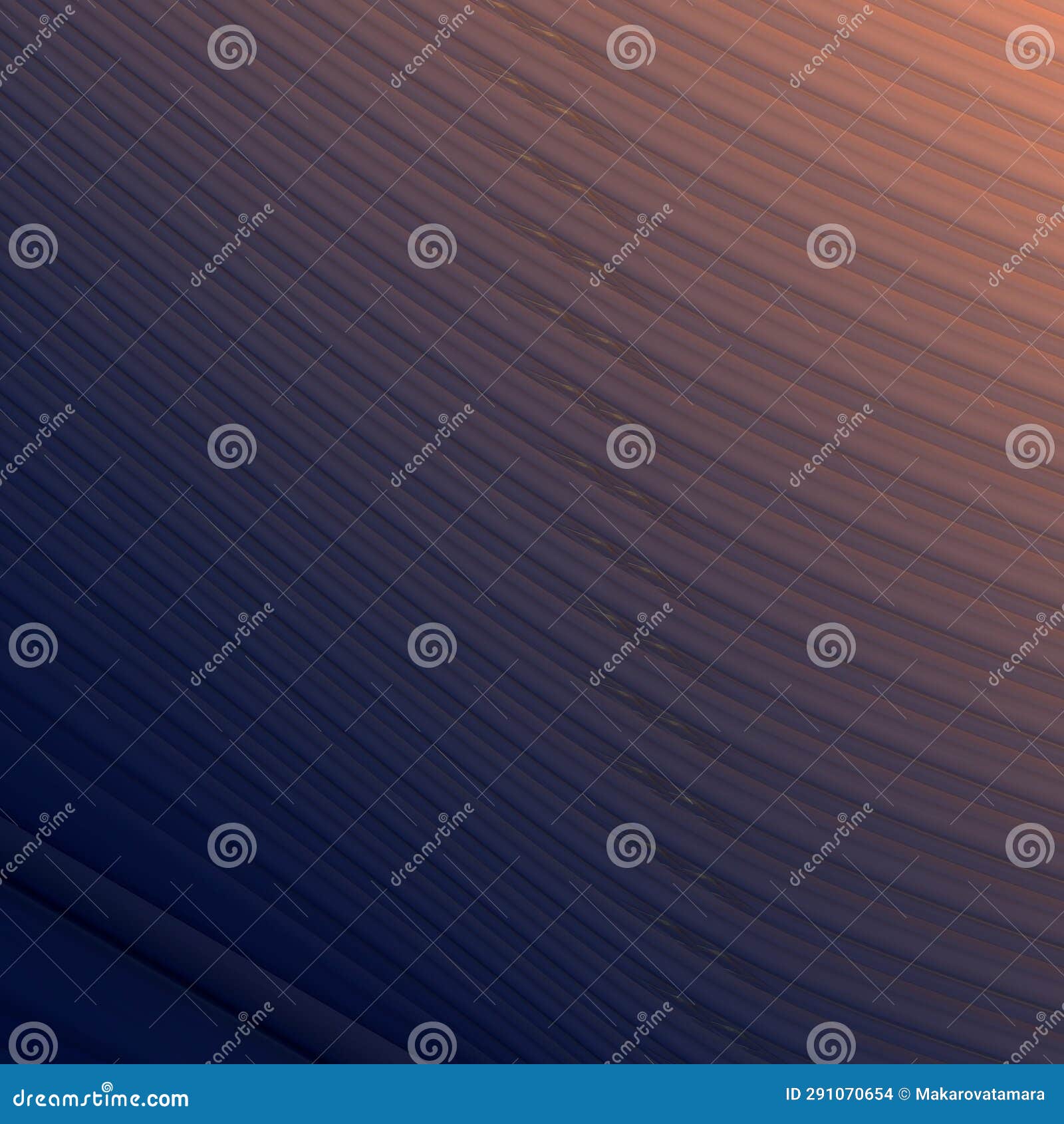 Curved Abstract Blue and Brown Gradient Background with Lines. 3d ...