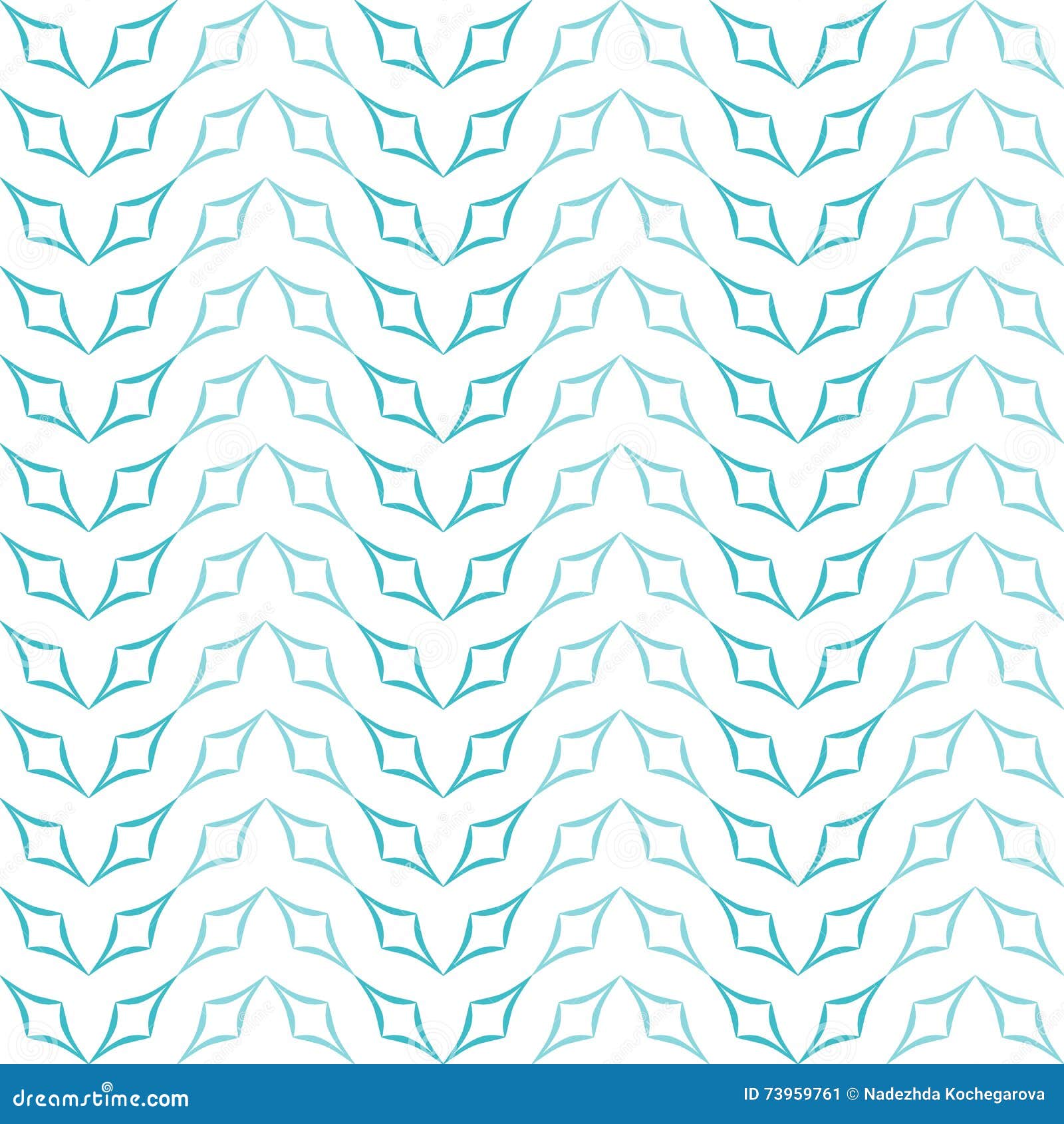 curved diamonds pattern abstract geometric light blue set horizontal zigzag stripes white background seamless repeat 73959761