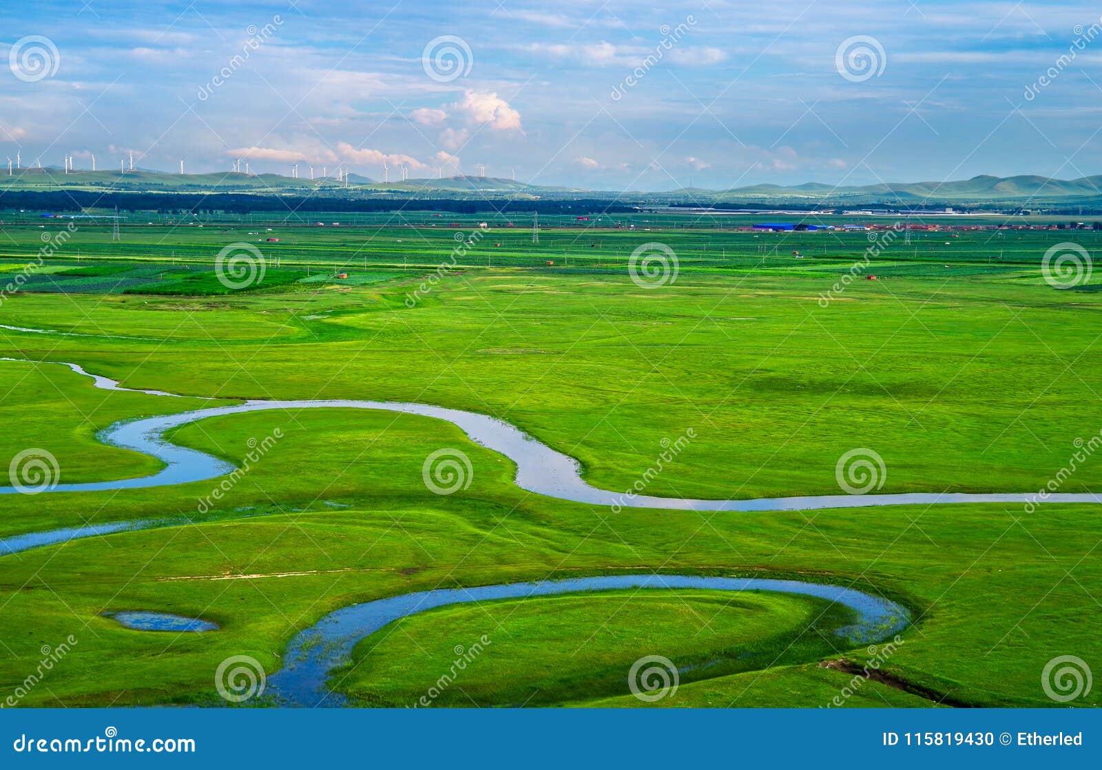 Crooked River stock photo. Image of natural, curved 115819430