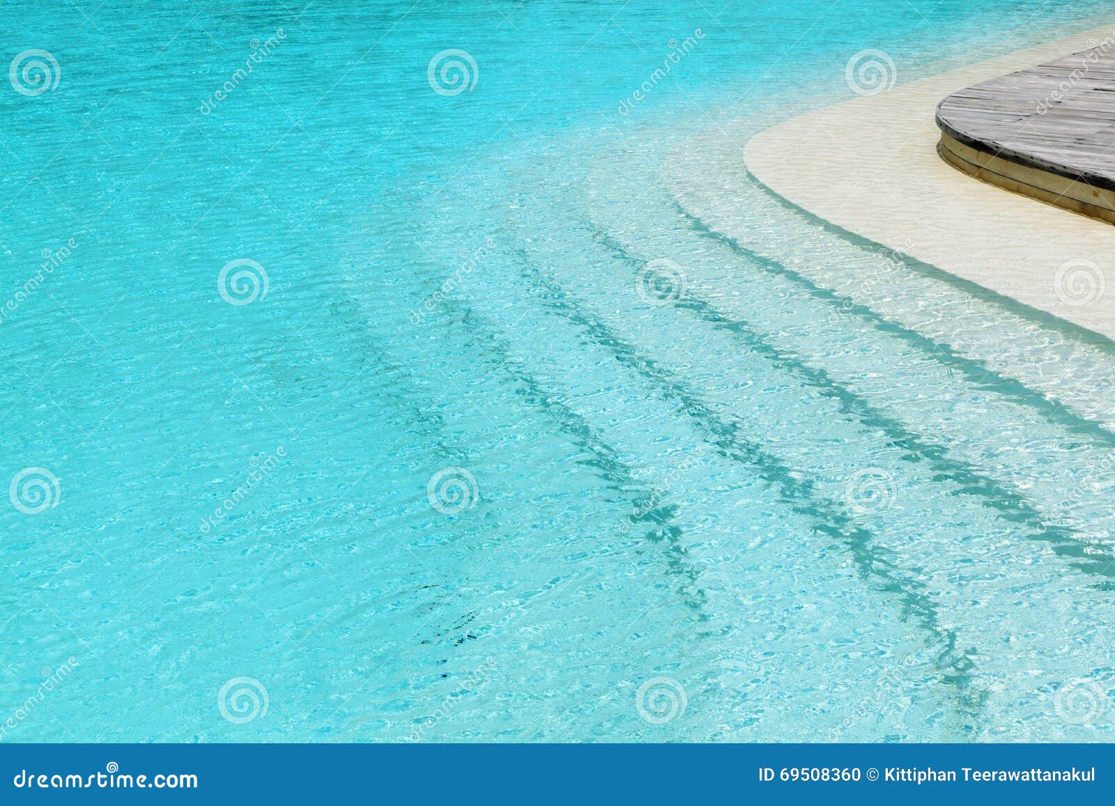 Curved Steps in Swimming Pool Stock Photo Image of light, tranquil