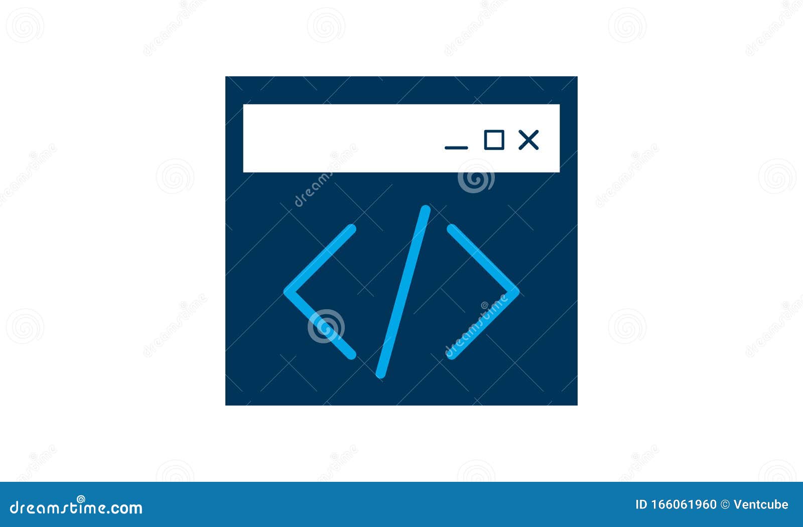 Custom Coding Icon Flat Style Graphical Symbol. Stock Vector ...