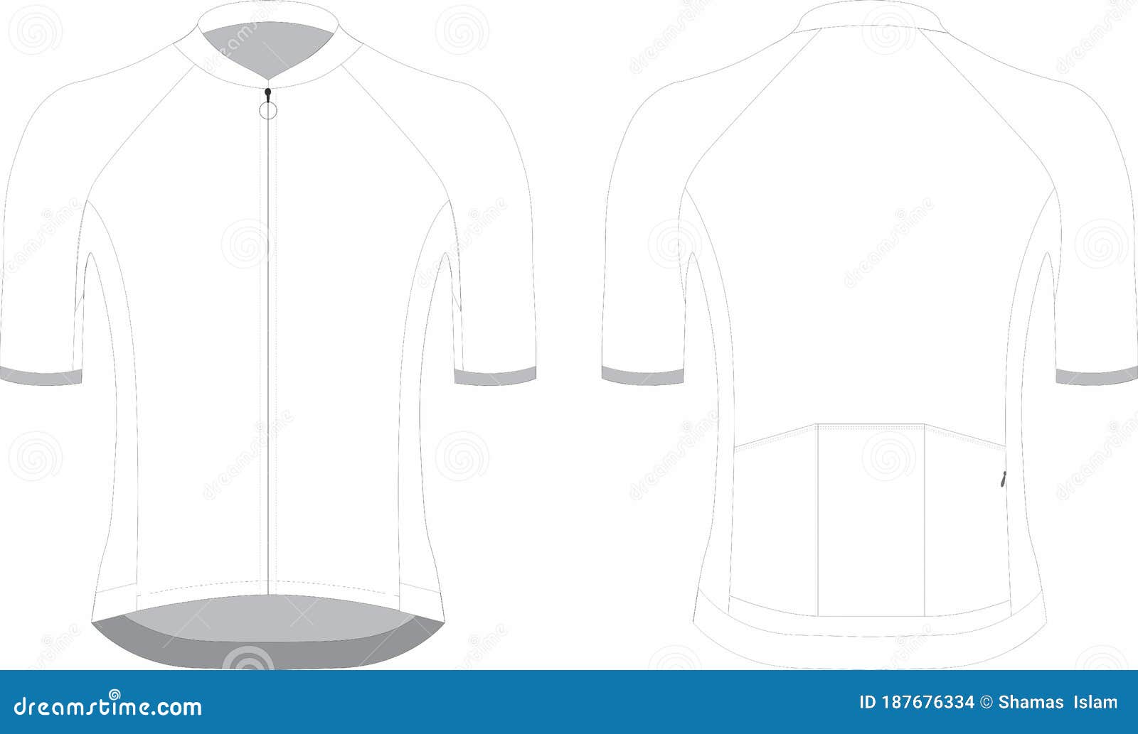 Download Custom Design Cycling Jersey Full Sleeve Mock Up Blank ...