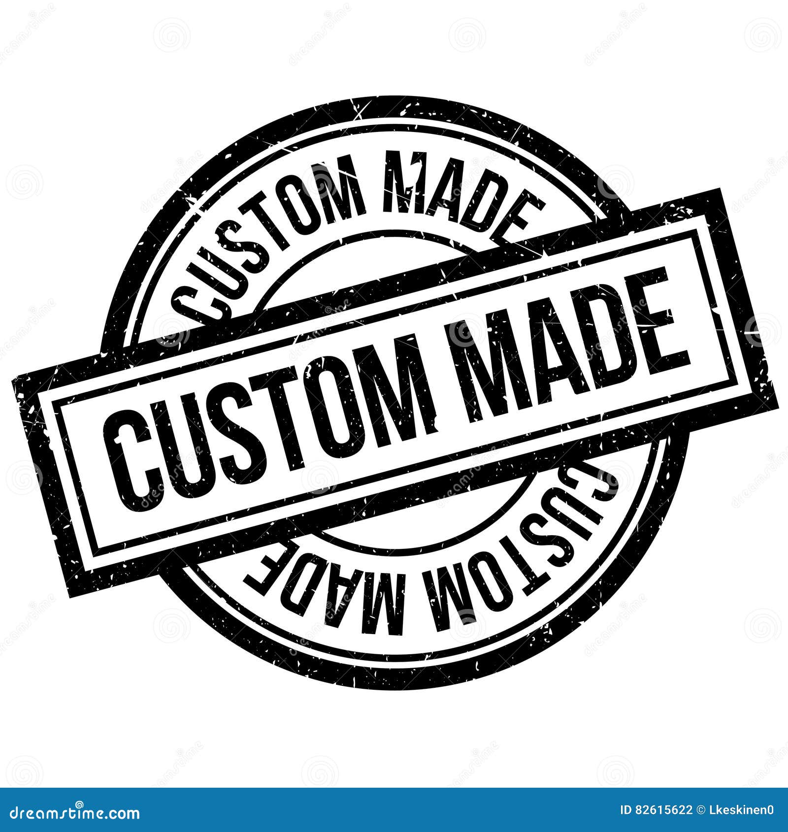 custom made stamp. custom made square grunge sign. custom made