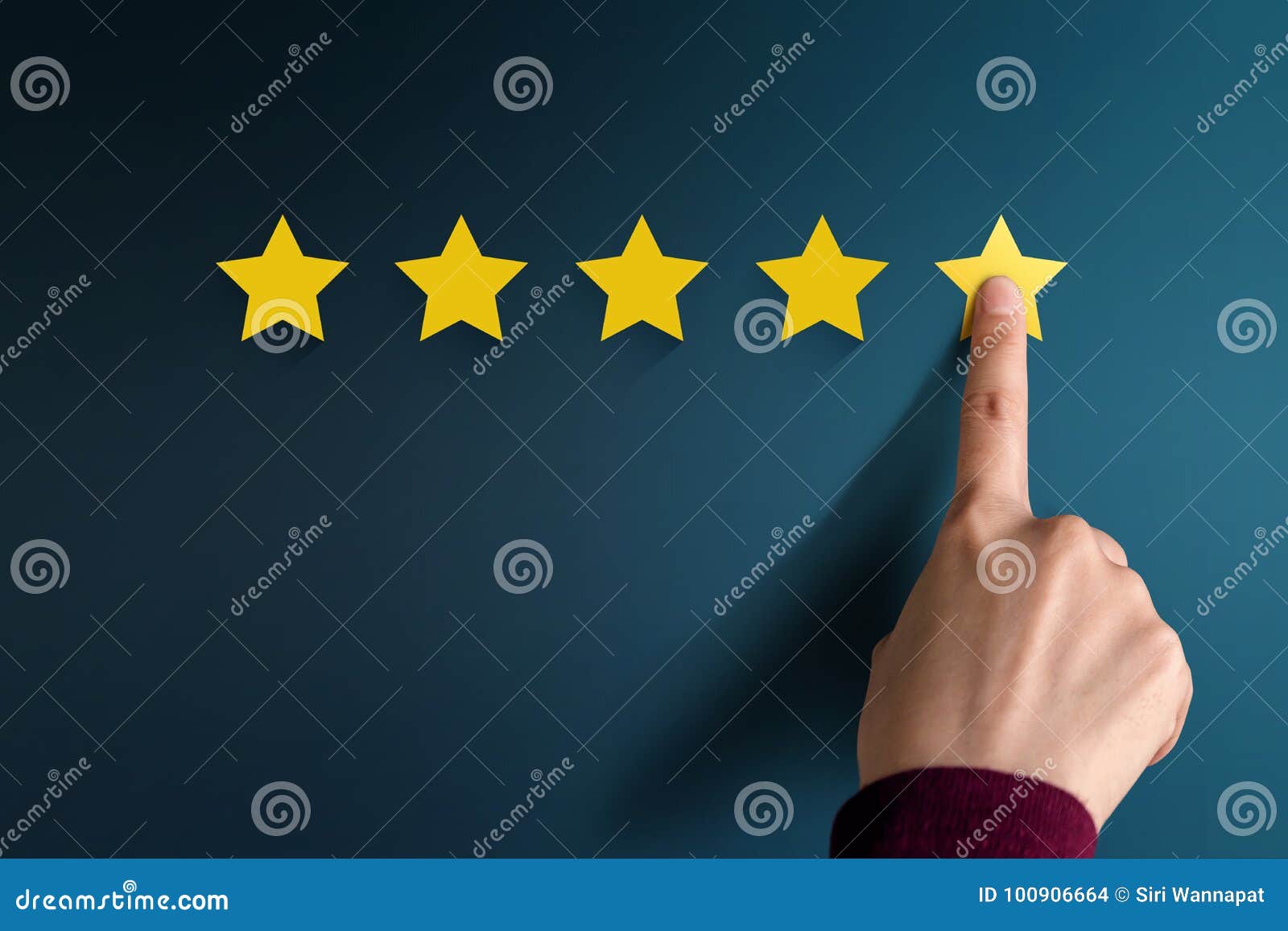customer experience concept, best excellent services rating for