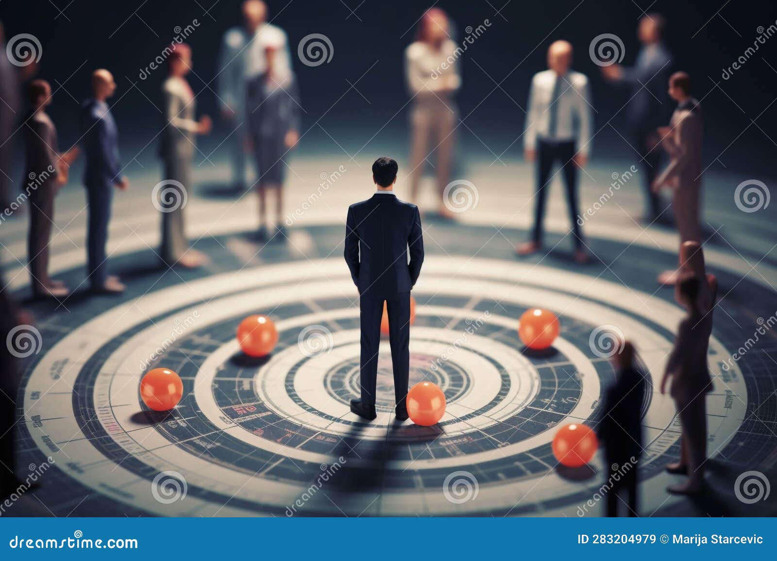 Customer Focus Target Group and Customer Relation Management Concept