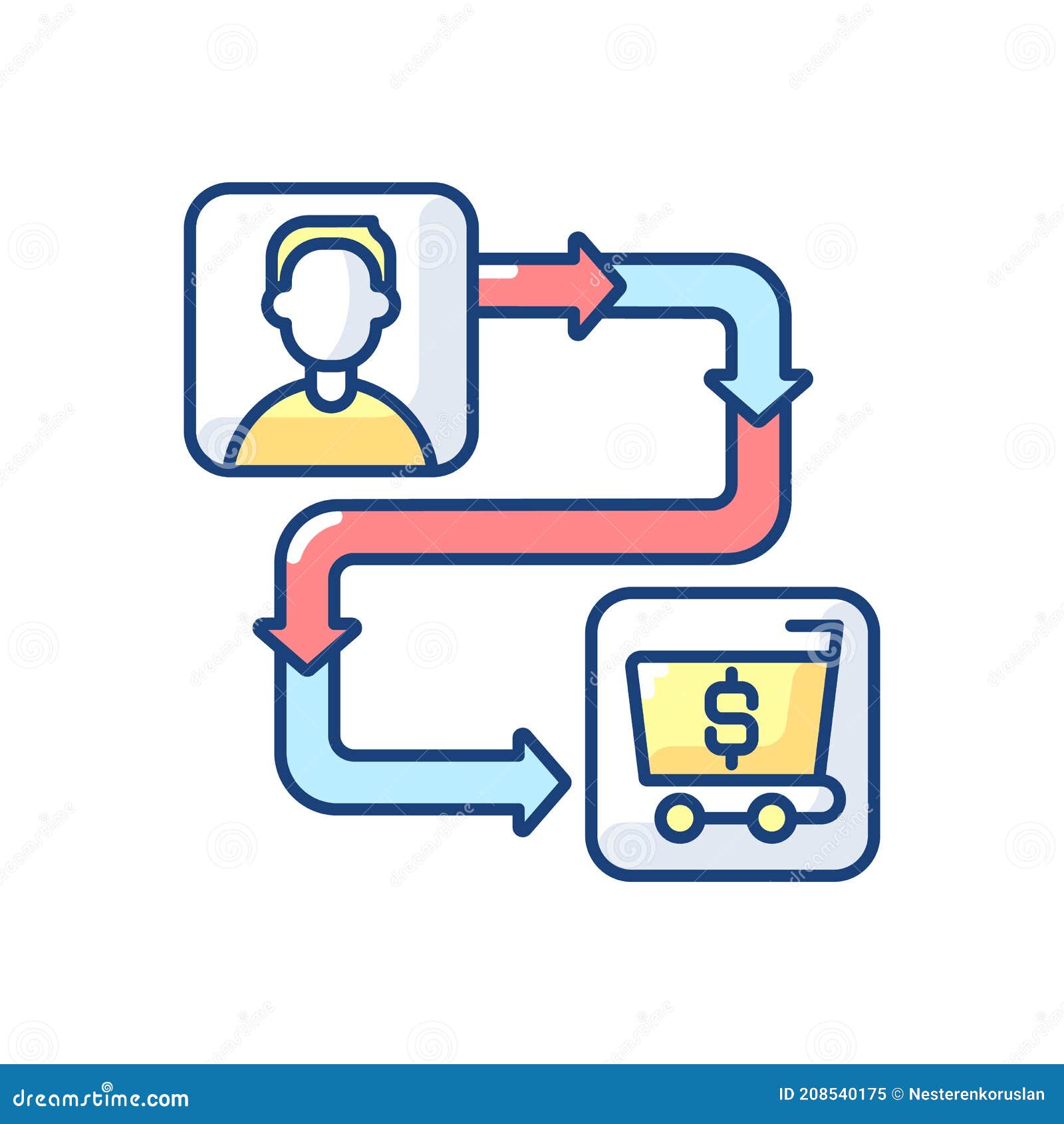 consumer journey icon