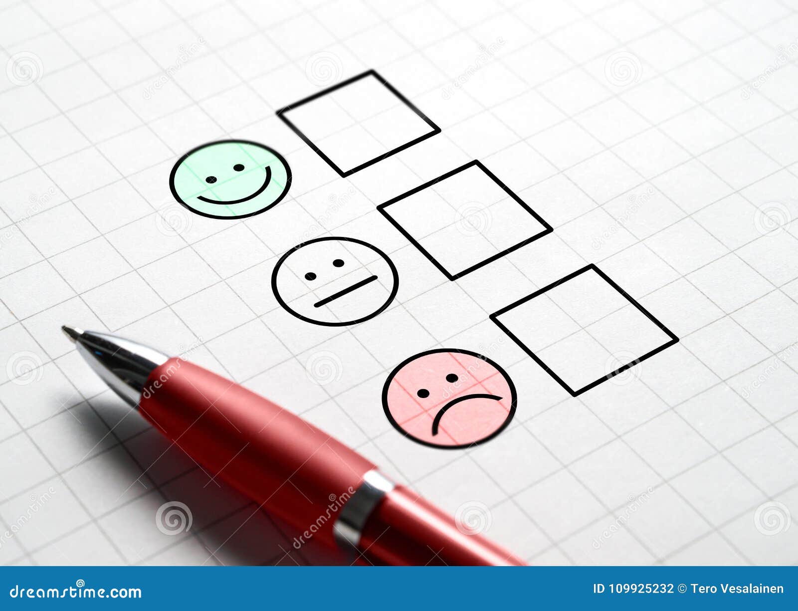 Customer Satisfaction Survey And Questionnaire Concept Stock Photo - customer satisfaction survey and questionnaire concept
