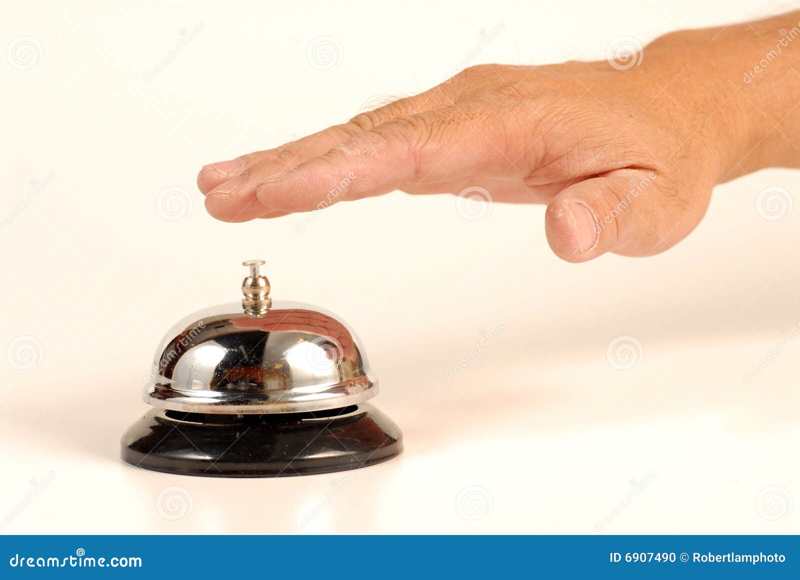 Customer service bell stock photo. Image of human, silver - 6907490