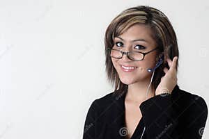 Customer Service Call Center Rep Stock Image Image Of Customer 