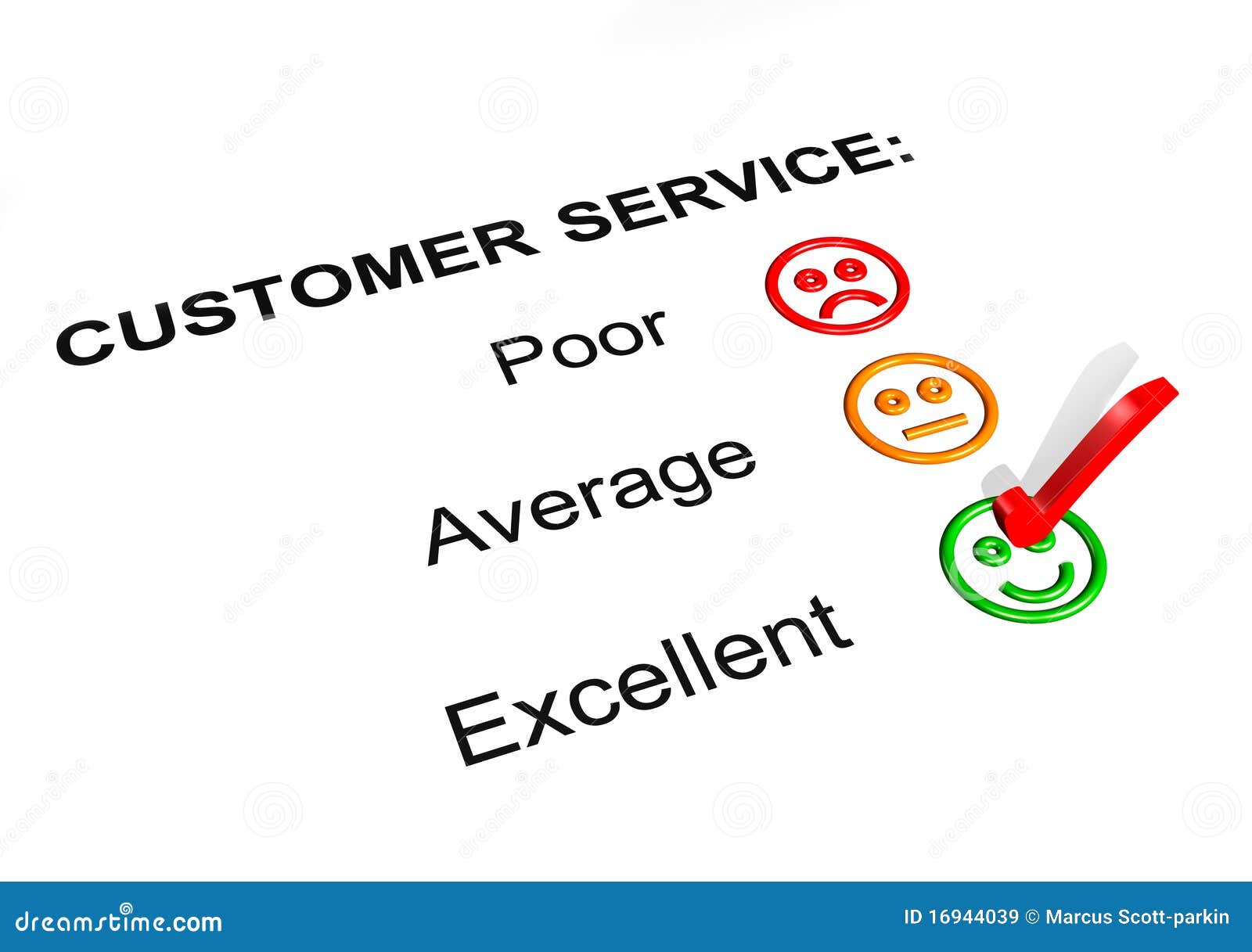 Customer Service Excellent Rating Royalty Free Stock Images - Image
