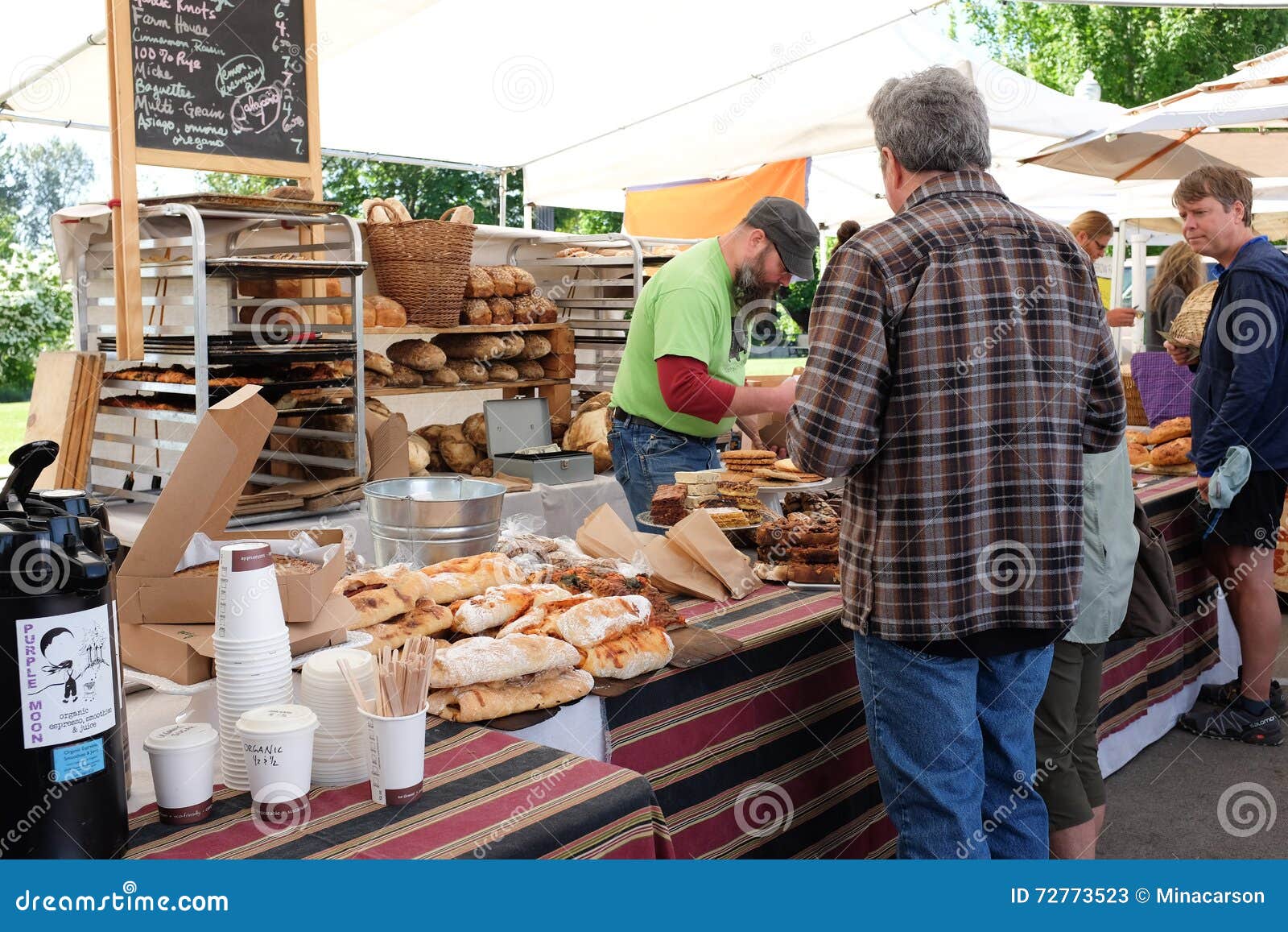 Farmers Market Bakery Stand