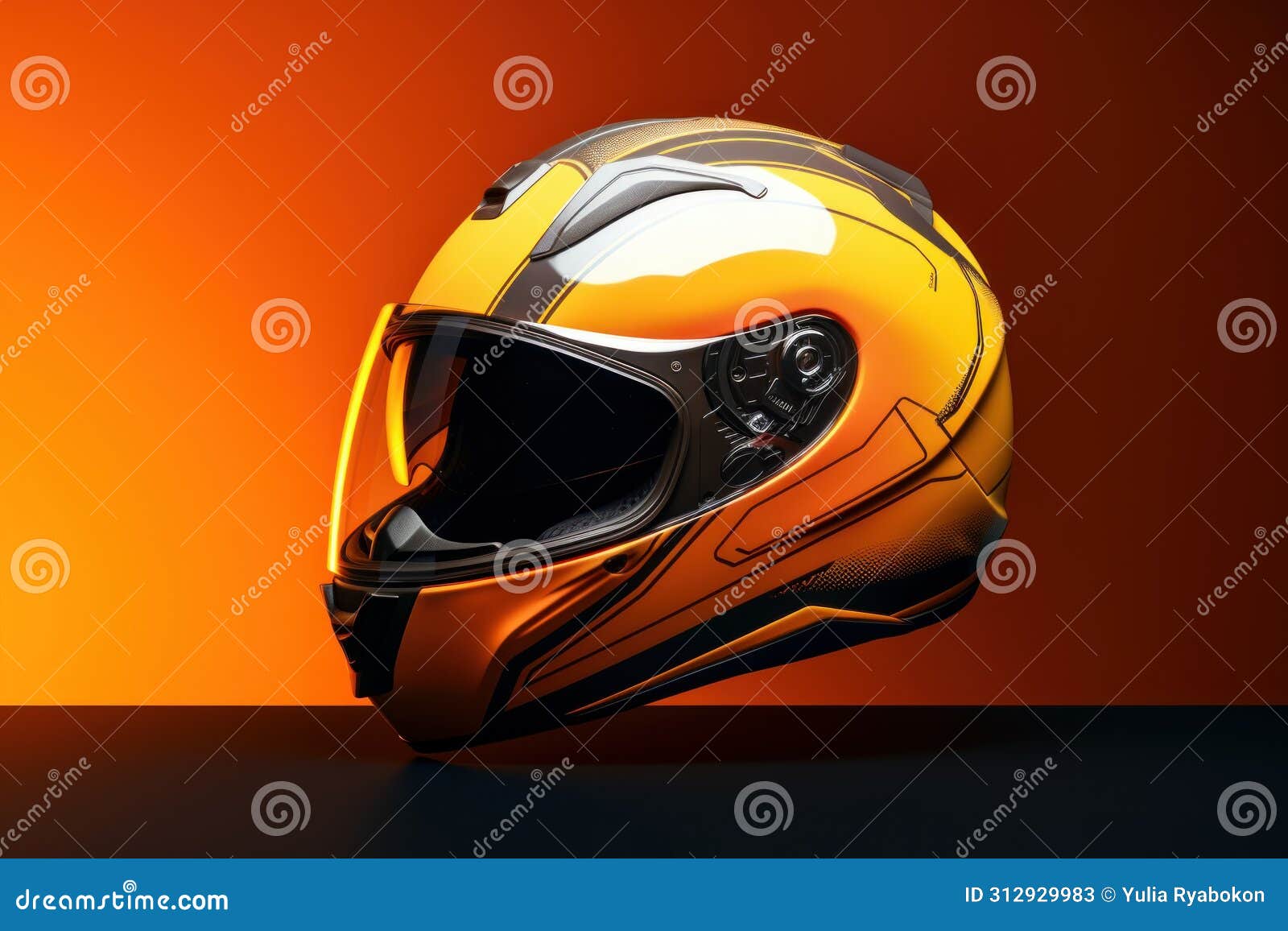 Customizable Motorcycle Helmet Mockup. Generate Ai Stock Image Circuit Diagram