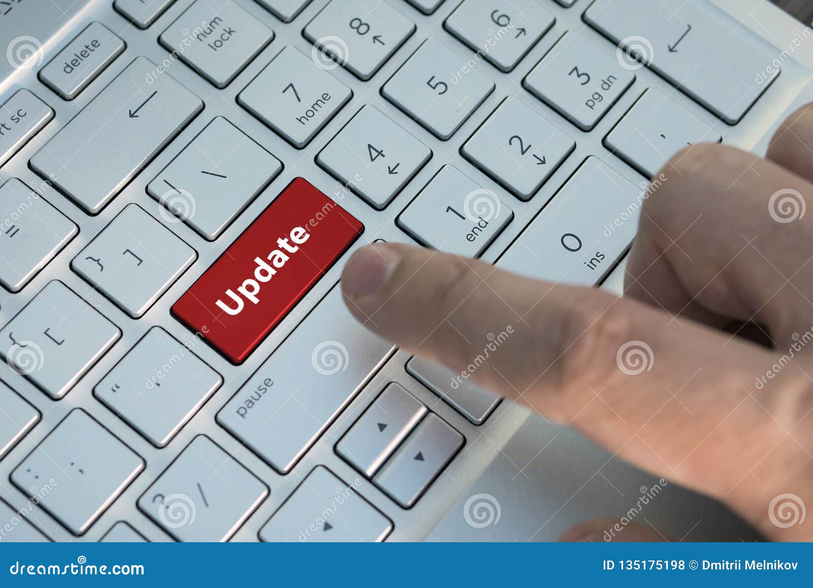 Customized Concept With Computer Enter Button On Keyboard Update, A