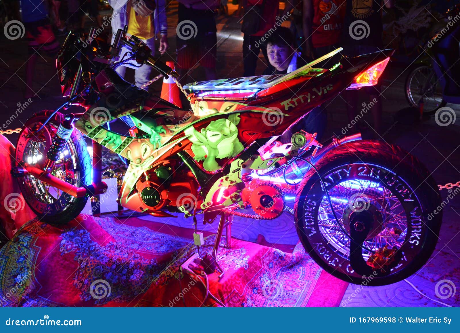 Customized Motorcycle At Bumper To Bumper Car Show In Pasay ...